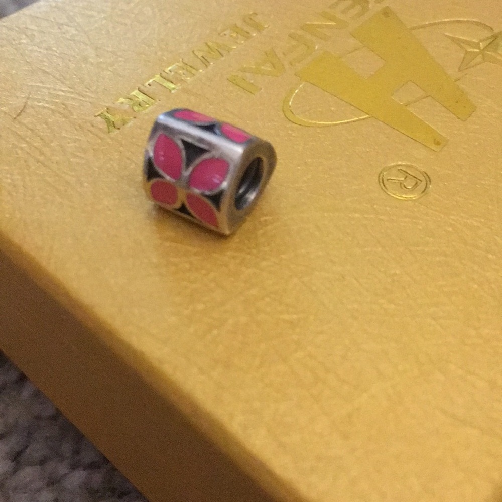 Pandora Pink Flower Charm
